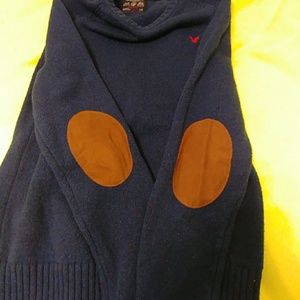AE sweater with elbow patches
